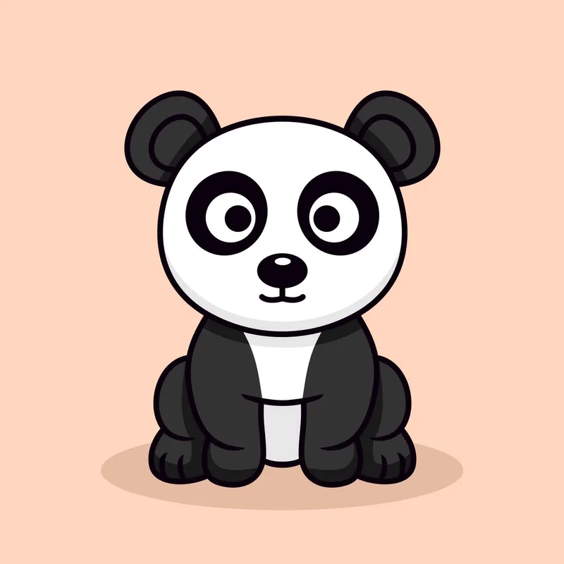 Gợi ý loạt hình gấu trúc chibi cute cho avatar cực chất