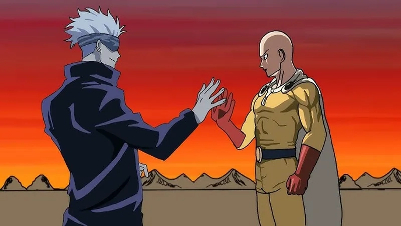 Gojo vs Saitama là cuộc đối đầu không thể bỏ qua trong thế giới anime