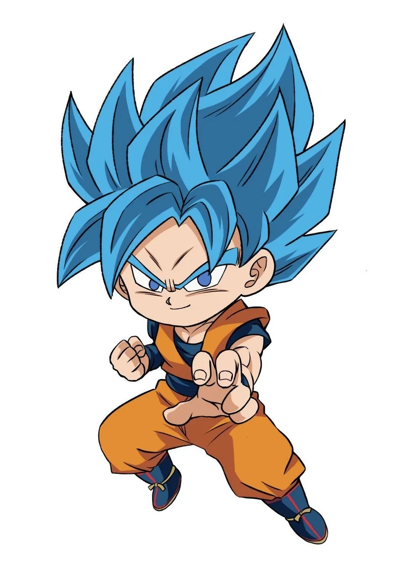 Goku black chibi cực kỳ ấn tượng và đầy sức mạnh