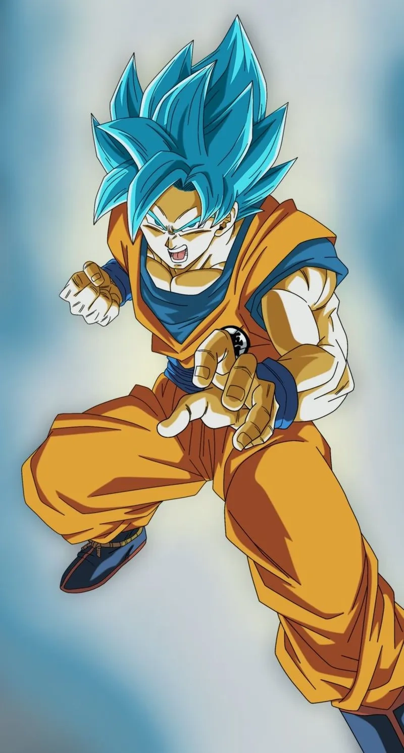 Goku blue hair tỏa sáng trong từng pha hành động không thể quên