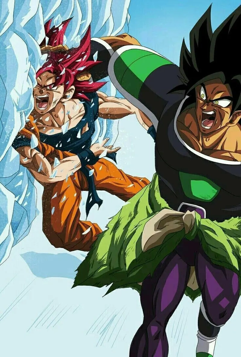 Goku Broly đối đầu quyết liệt trong những cảnh chiến đấu gay cấn