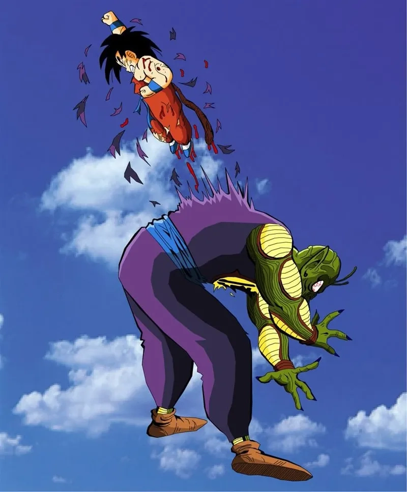 Goku vs Piccolo Jr cuộc chiến quyết định giữa hai chiến binh mạnh mẽ nhất