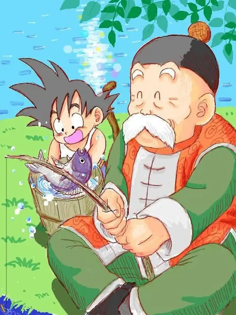 Grandpa Gohan dạy cho Gohan những bài học quý giá về cuộc sống