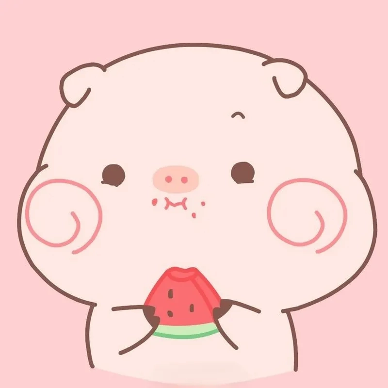 Heo con chibi bé xinh đáng yêu cuốn hút