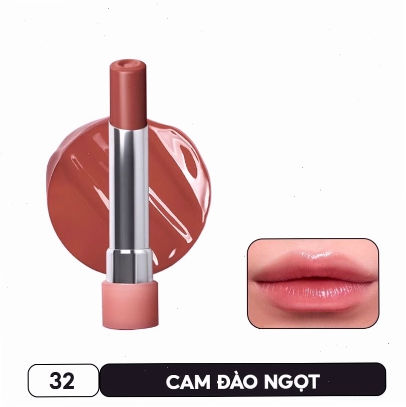 Hiệu ứng căng bóng của son dưỡng 3CE