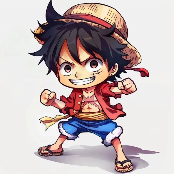 Hình ảnh ace chibi anh lớn dễ thương ấm áp