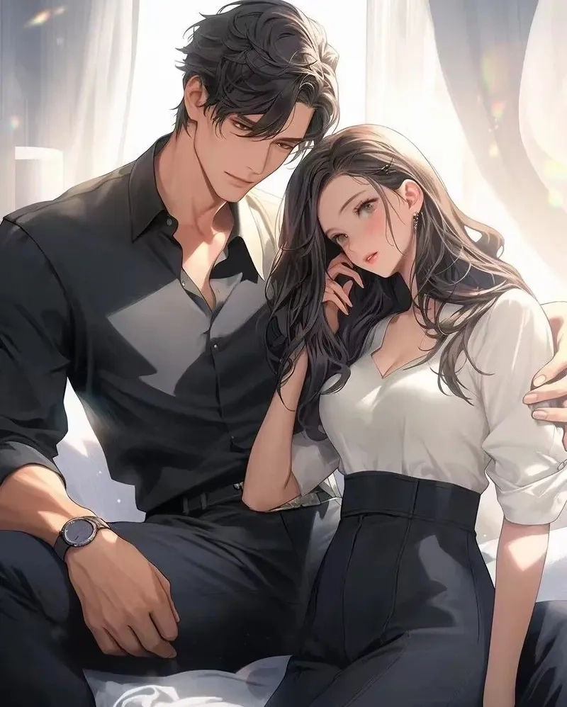Hình ảnh anime cặp mang nét đẹp nhẹ nhàng