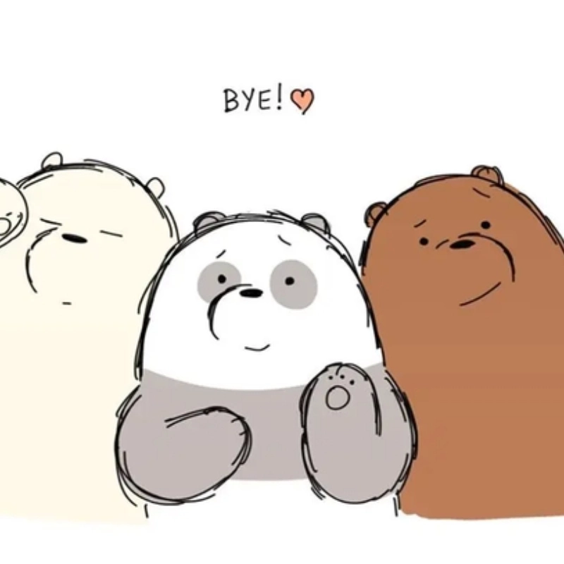 Hình ảnh bye bye sinh động mang cảm giác vừa lạ vừa quen