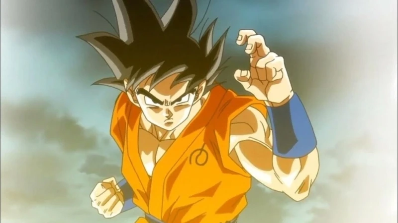 Hình ảnh goku vô cực thể hiện sức mạnh