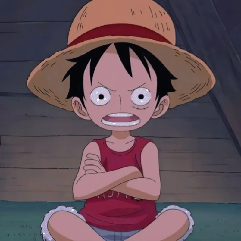 Hình ảnh Luffy ngầu lòi thể hiện sự mạnh mẽ và quyết đoán
