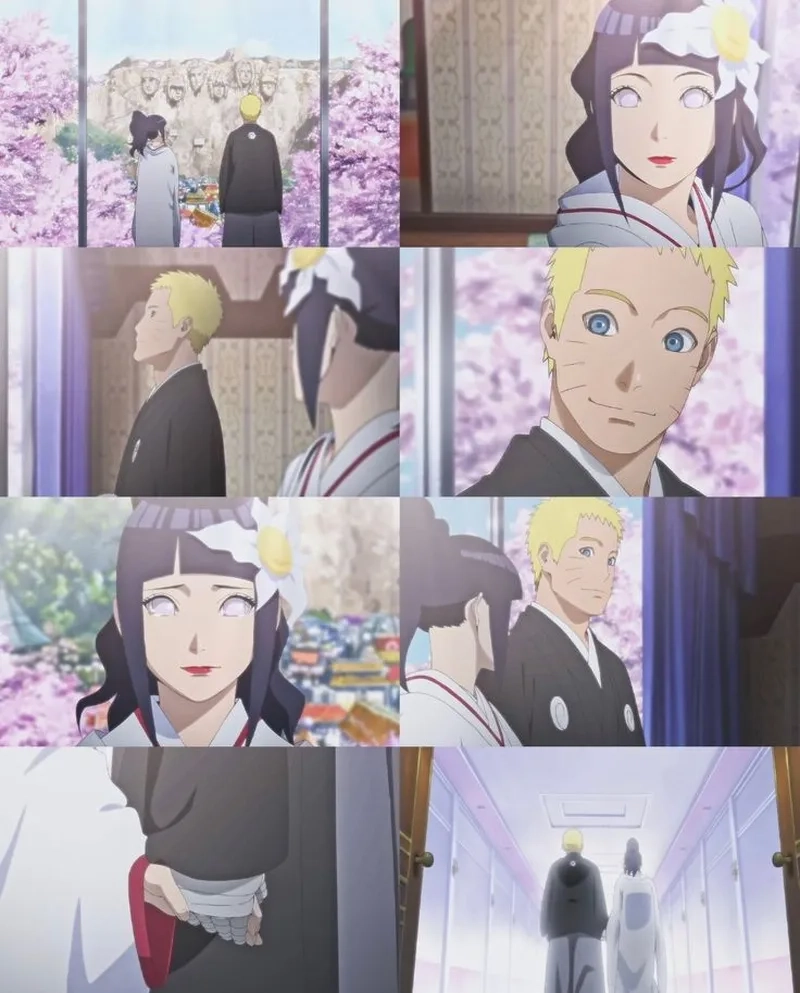 Hình ảnh lung linh trong đám cưới Naruto và Hinata