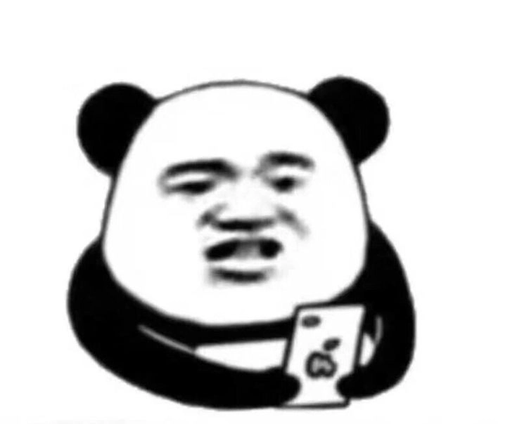 Hình ảnh meme gấu trúc với đủ biểu cảm từ hài đến lố