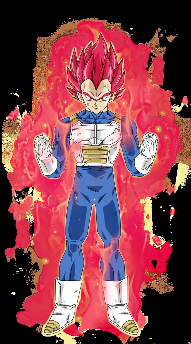 Hình ảnh Vegeta ngầu luôn thu hút ánh nhìn của các fan anime