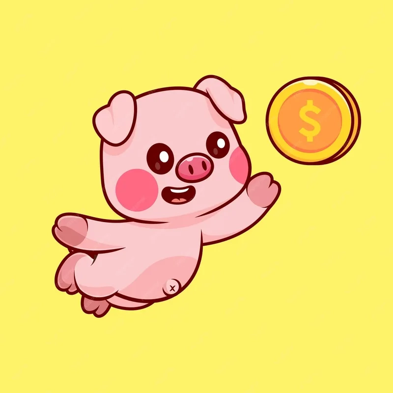 Hình chibi con heo đáng yêu ngập tràn mọi ngóc ngách