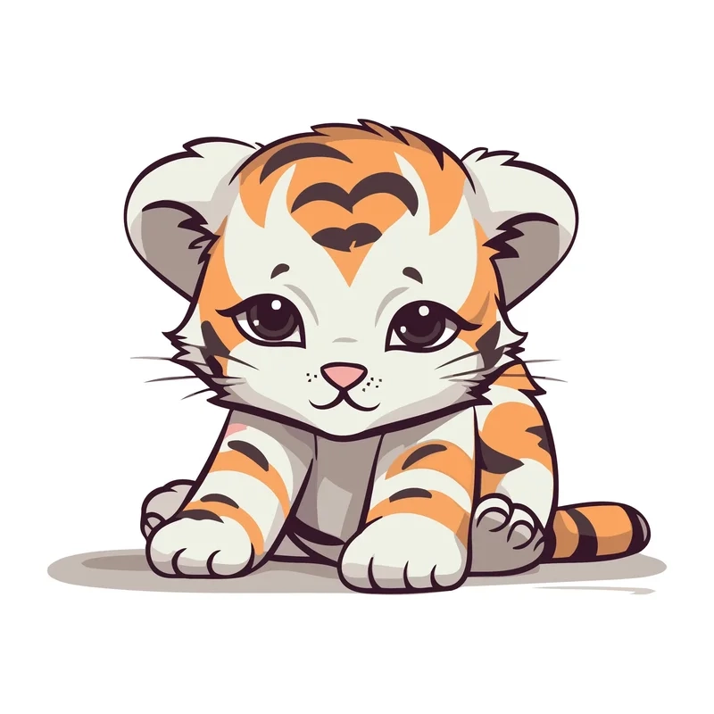 Hình hổ mập chibi là lựa chọn hoàn hảo cho fan của sự dễ thương