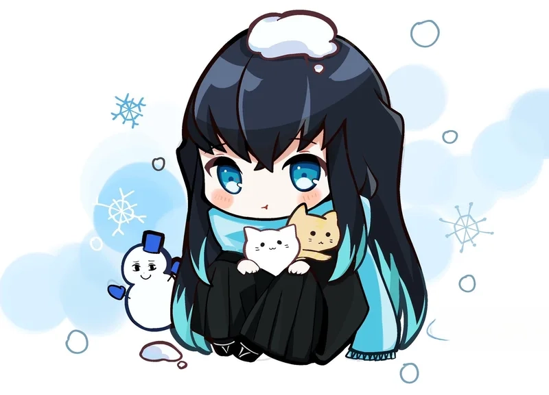 Hình muichirou chibi đẹp và sắc nét phù hợp với mọi thiết bị