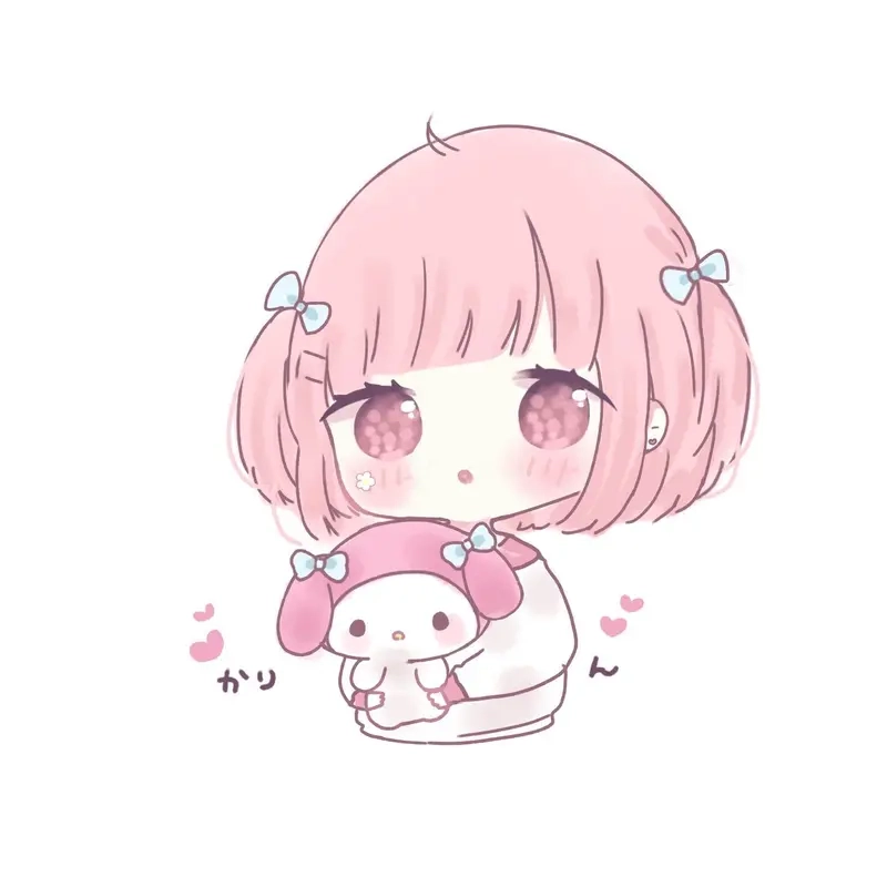 Hình nền anime chibi cực kỳ dễ thương và đáng yêu