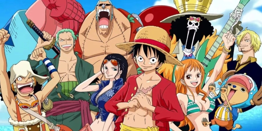 Hình nền cute one piece gợi cảm giác tươi sáng và tích cực.
