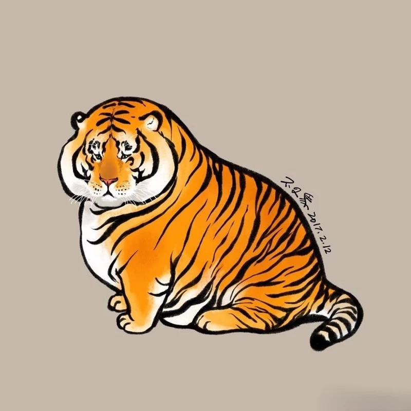 Hình nền điện thoại con hổ cute giúp màn hình trông nổi bật hơn.