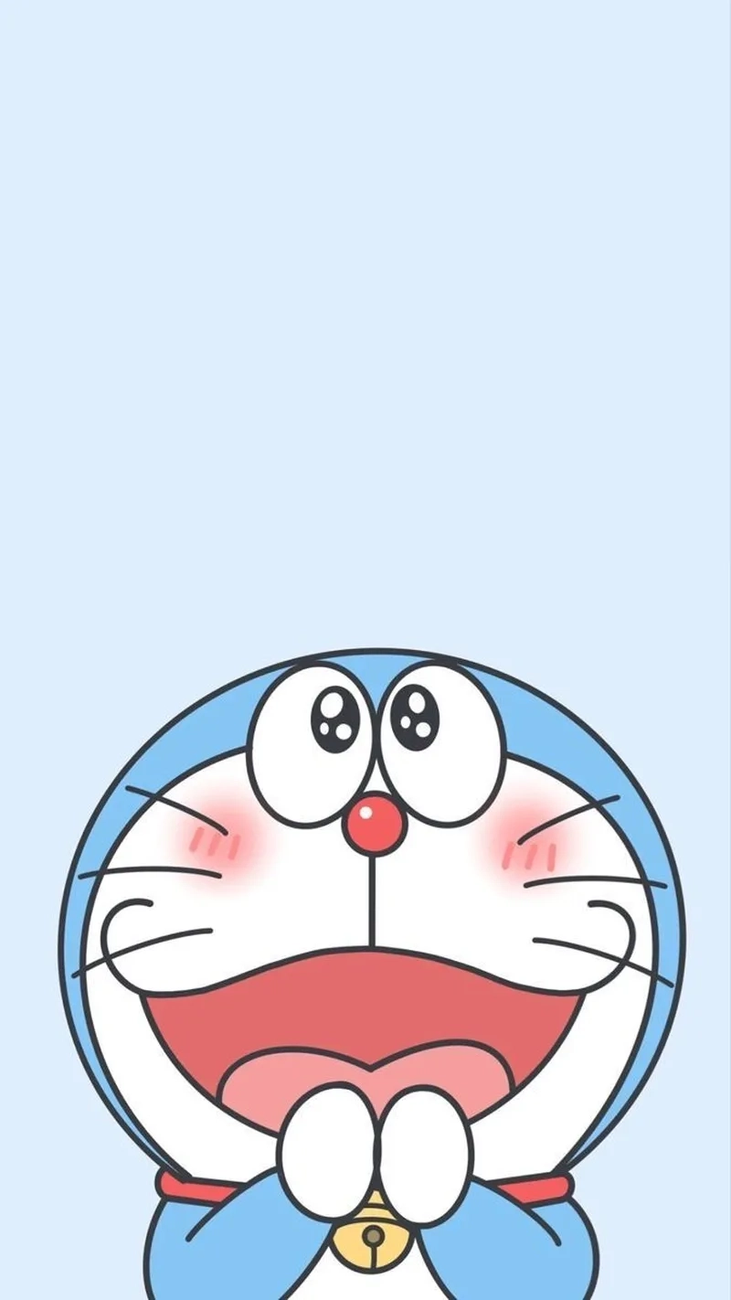 Hình nền doremon cute chibi trông ngộ nghĩnh và dễ thương.