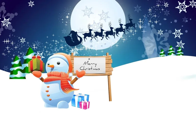 Hình nền noel 4k mang không khí lễ hội rực rỡ.