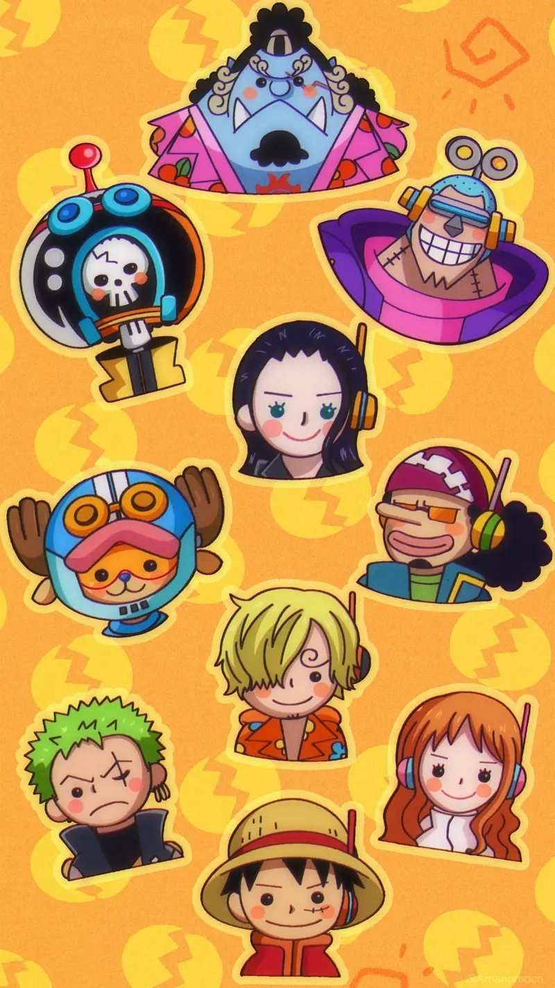 Hình nền one piece chibi cực cool cho điện thoại