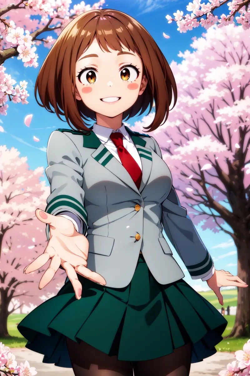 Hình tượng Ochako Uraraka dễ thương khiến fan không thể rời mắt