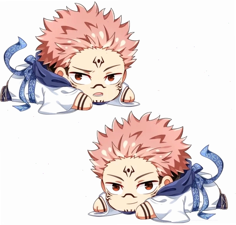 Hình vẽ anime Sukuna chibi