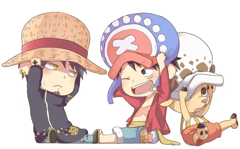 Hình vẽ one piece chibi cực đẹp và dễ thương