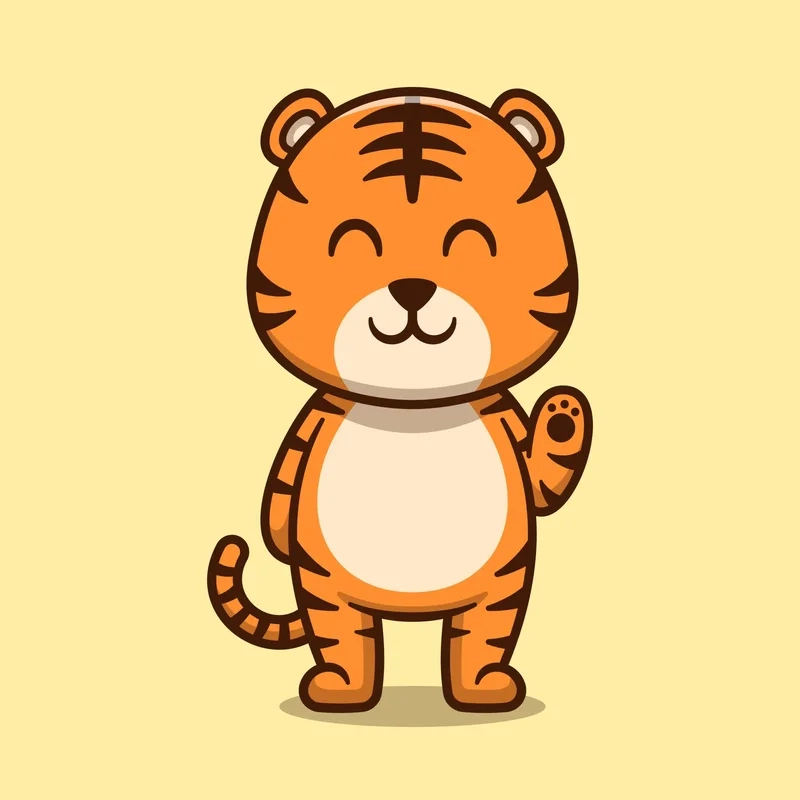 Hổ béo chibi sẽ khiến bạn phải mỉm cười mỗi khi nhìn thấy