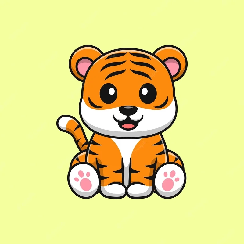 Hổ con chibi mang lại niềm vui cho mọi người xung quanh