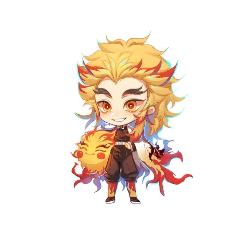 Học cách rengoku chibi drawing từ những bước cơ bản nhất