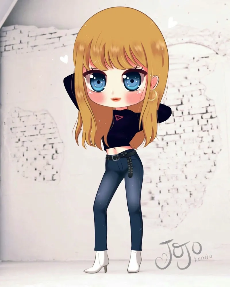 Học ngay cách vẽ lisa chibi cực xinh siêu đơn giản