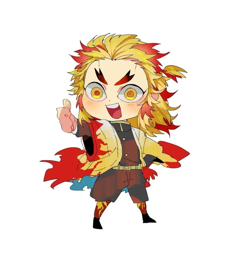 Học ngay cách vẽ rengoku chibi siêu dễ dành cho người mới bắt đầu