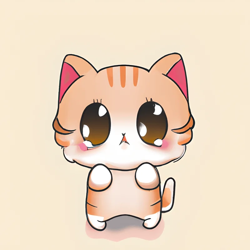 Học vẽ siêu dễ với vẽ con mèo chibi cực đơn giản