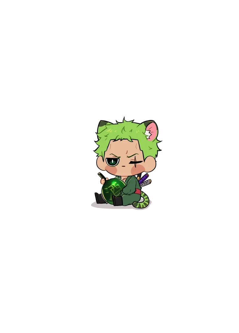 Hướng dẫn vẽ zoro chibi siêu đơn giản cho người mới