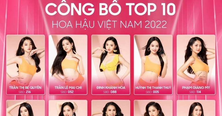 Huỳnh Thị Thanh Thủy đăng quang Hoa hậu Việt Nam 2022: Nhìn lại hành trình và Top 10 thí sinh nổi bật