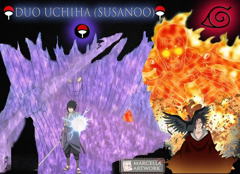 Itachi Sasuke Susanoo là khoảnh khắc mãn nhãn trong đại chiến