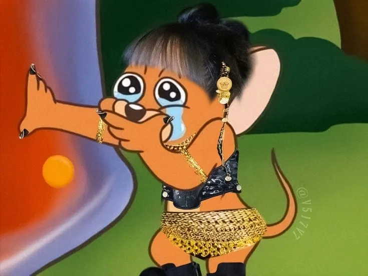 Jerry khóc meme hình ảnh xúc động chạm đến trái tim