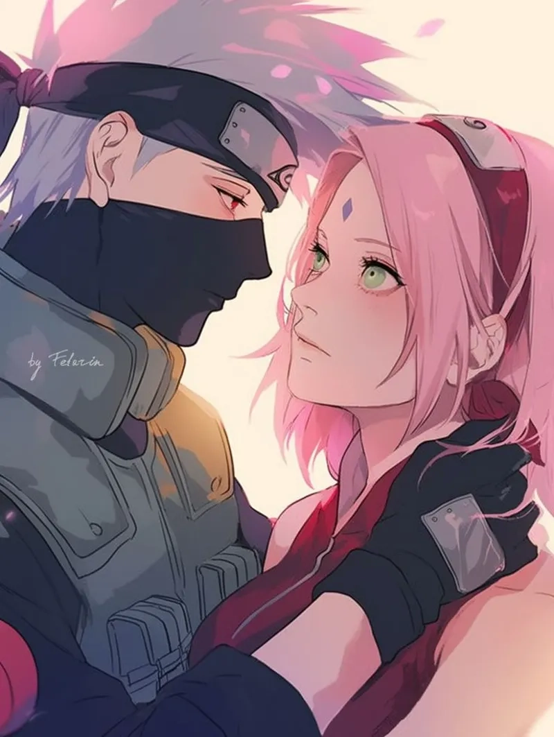 Kakashi x Sakura khiến fan tò mò về mối quan hệ