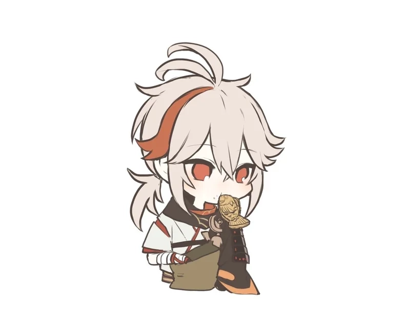 Kazuha chibi dễ thương khiến bạn không thể rời mắt