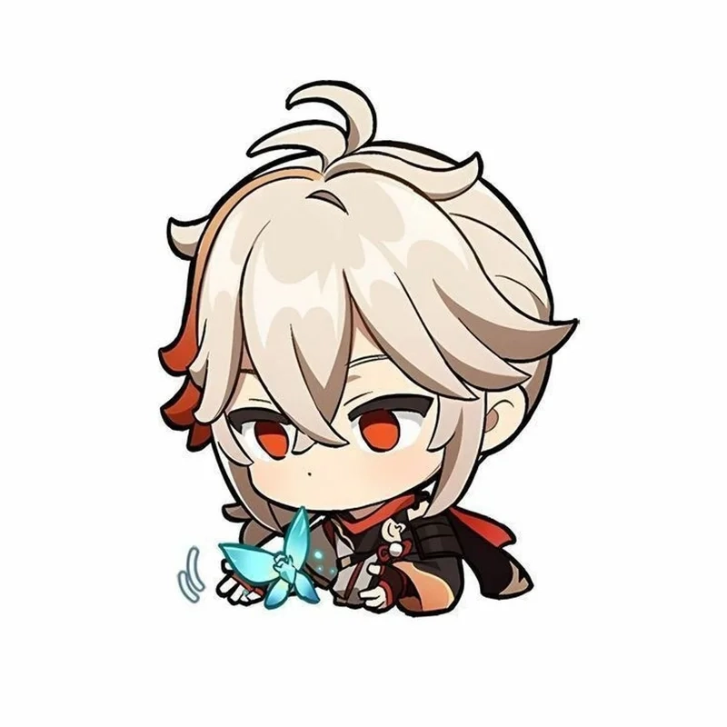 Kazuha chibi emote tuyệt vời cho các cuộc trò chuyện trong game