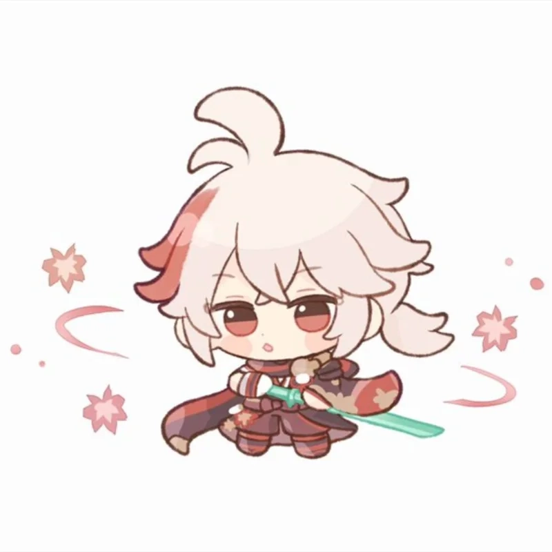 Kazuha toyama chibi với phong cách dễ thương và vui nhộn