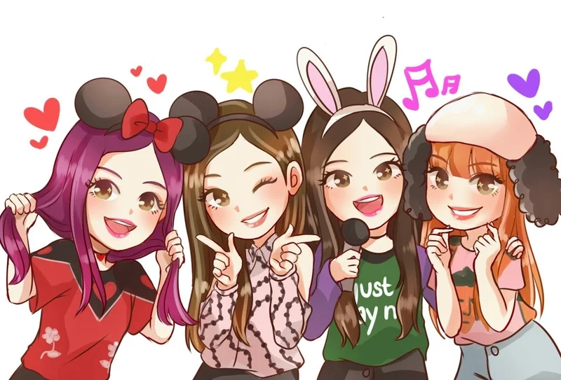 Khám phá ảnh blackpink chibi cute cực kỳ dễ thương và chất lượng cao