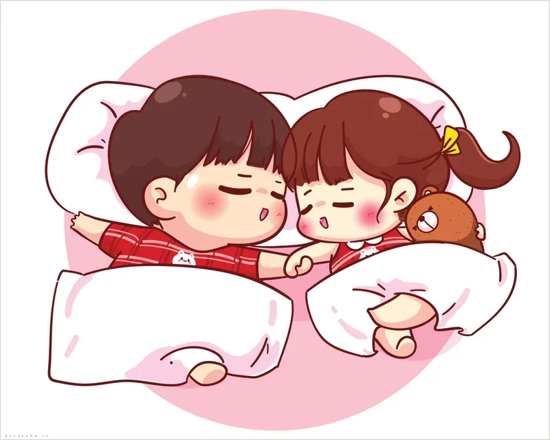 Khám phá ảnh cặp chibi cute ngọt ngào