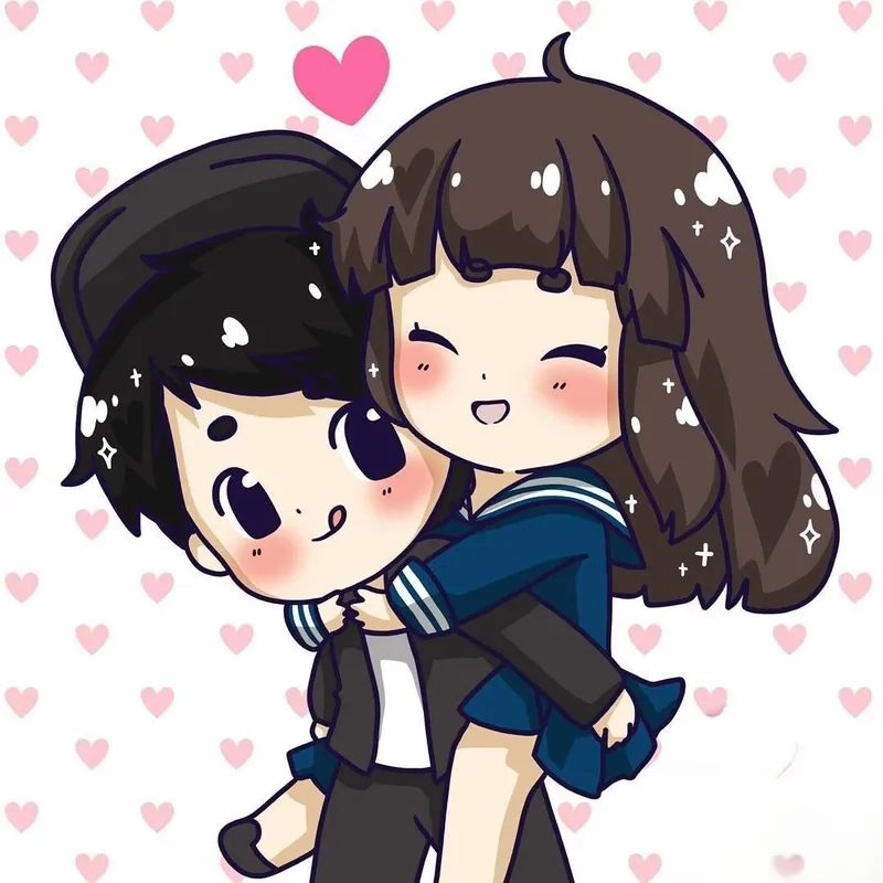 Khám phá ảnh chibi cặp đôi cute siêu dễ thương