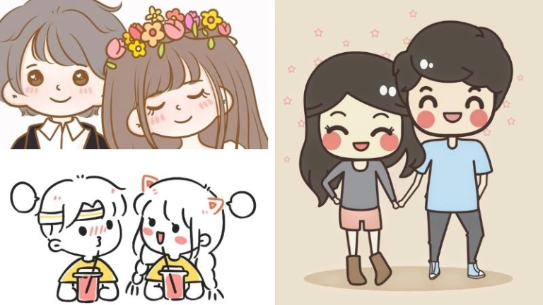 Khám phá ảnh hình chibi cặp đôi cute đẹp và đáng yêu nhất