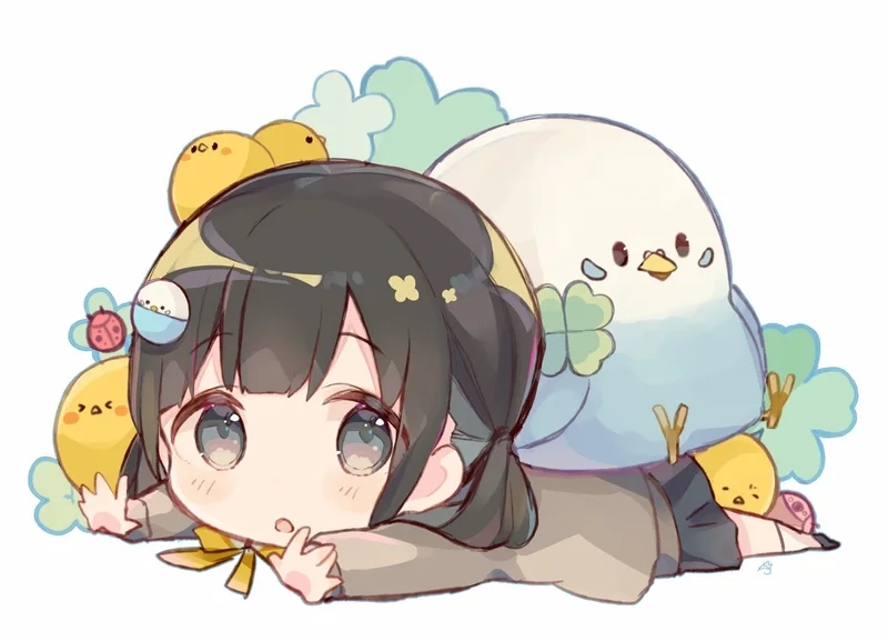 Khám phá chibi avatar cute girl với phong cách dễ thương