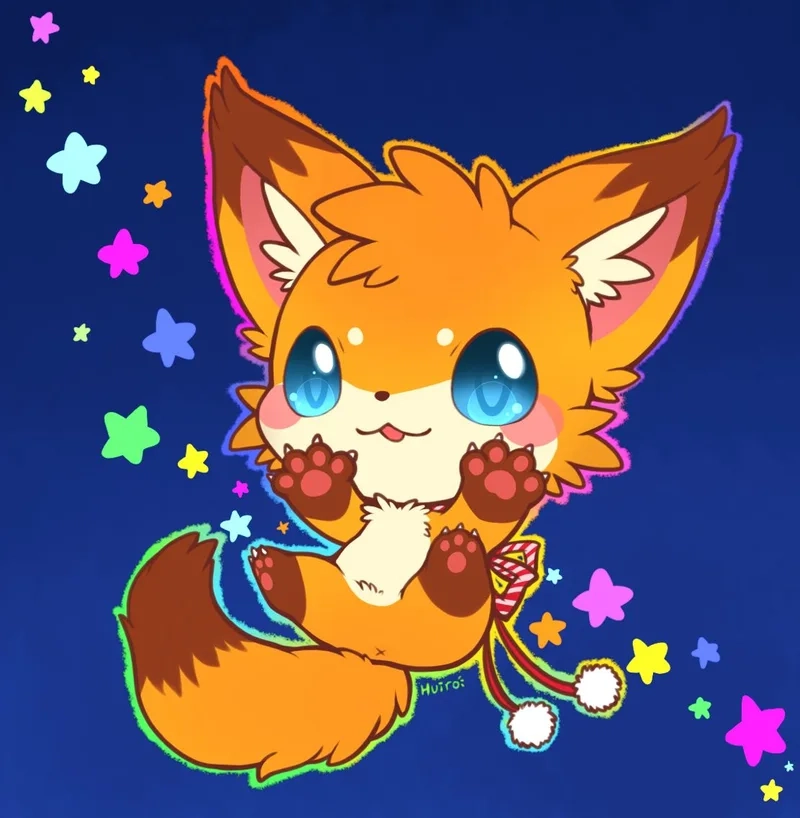 Khám phá độ dễ thương không thể cưỡng lại của cáo chibi