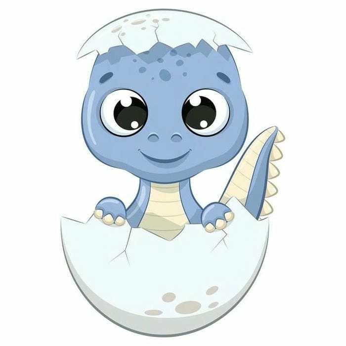 Khám phá hình khủng long cute chibi siêu dễ thương cho bạn